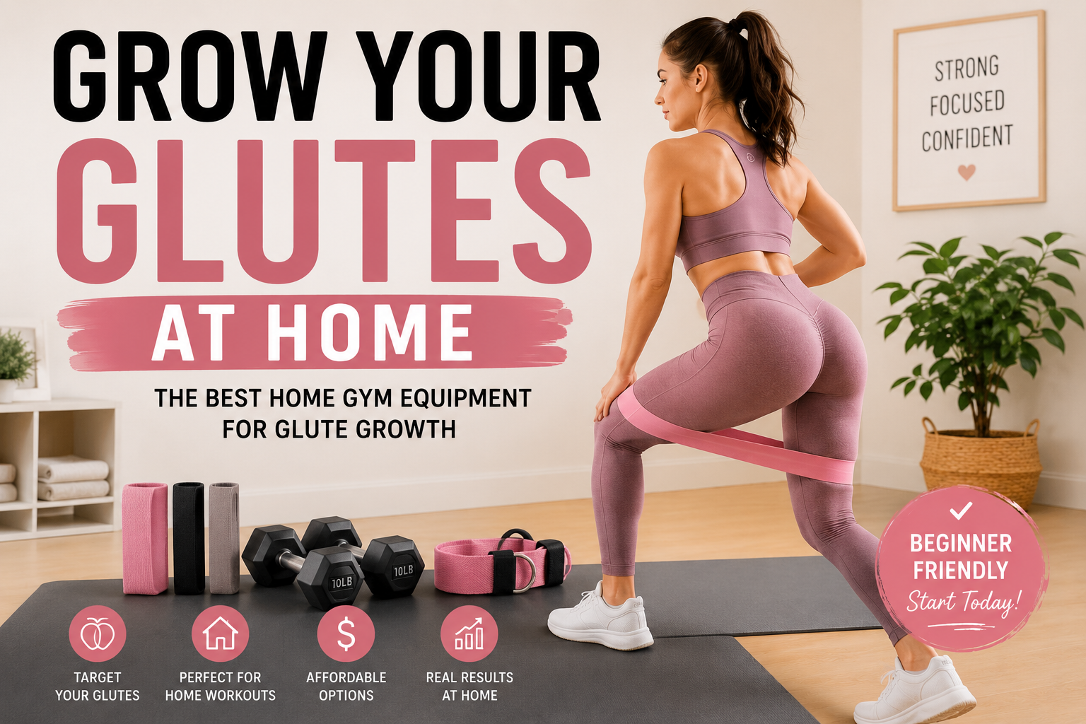 Best Home Gym Equipment for Glute Growth